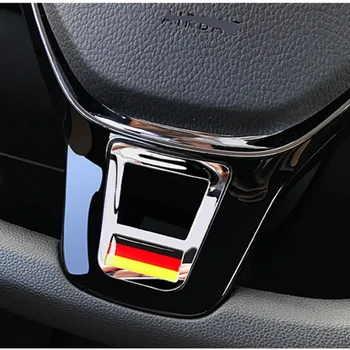 Автомобилен Стайлинг Седалките На Волана Етикети Аксесоари За Volkswagen GOLF 7 GTi MK7 POLO 2014 2015 Passat B7 2015 B8 MK6 Jetta