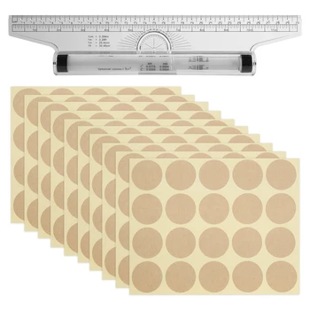 Пластмасов измервателна линийка с 200 бр чертожната ленти Линийка за чертане Роликовая Линия Паралелна линия за измерване на