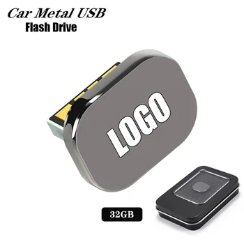 Авто метален USB устройство с обем 32 GB, карта за Dodge Journey Challenger, зарядно устройство, оперативна памет 1500 калибър, Durango Nitro, автомобилни аксесоари