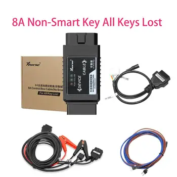 Xhorse за Toyota 8A Адаптер за неумных ключове за всички Загубени ключове Без разглобяване Работи с VVDI2/VVDI Max + MINI OBD/Key Tool Plus