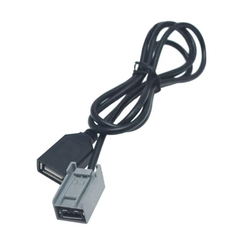 Преносим авто аудио кабел AUX за преобразуване на данни в USB-кабел с Дължина 100 см