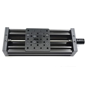 3D принтер Z Axis Screw Т8 Z Axis Сам C Beam CNC разтегателна маса 250 мм с линейно задвижване-черен