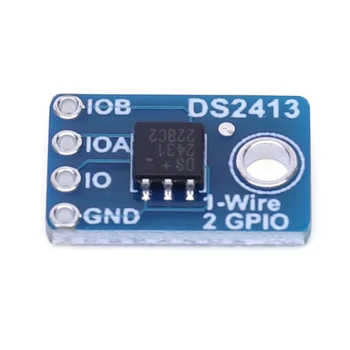 На чип за DS2413 Модул Однолинейного Прекъсване контролер С Двойно GPIO И Две Управляеми линии входно-изходни PIOA PIOB 8-битова Паралелна такса