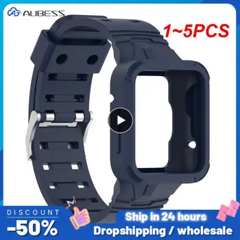 1 ~ 5ШТ Силиконов ремък за Mi Watch Lite Poco смарт часовници Взаимозаменяеми спортен гривна гривна за 2 часа