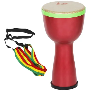 8-Инчов Африкански барабан, детски играчки, ударни ръчно музикален инструмент, ABS, детски пол