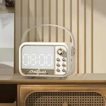 Безжично зарядно устройство alarm clock Bluetooth Високоговорител С висок Звук Led Умни цифров Часовник USB зарядно устройство за Настолни часовници с fm радио, Директен доставка