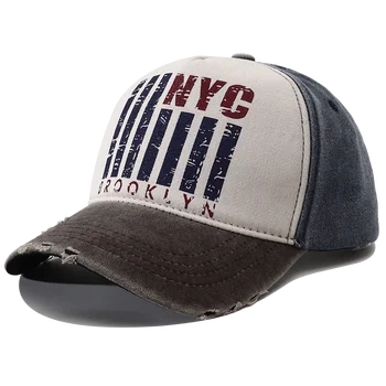 2023 Благородна Жена бейзболна шапка на Brooklyn с 5 Ламперия възстановяване на предишното положение за Мъже, Реколта бейзболни Шапки от Промит от Памук, за жени Gorras Hombre