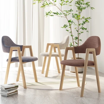 Творчески Битови Трапезни Столове С минималистичной облегалка, Модерни Трапезни столове за отдих, Луксозни мебели Sillas De Comedor WZ50DC