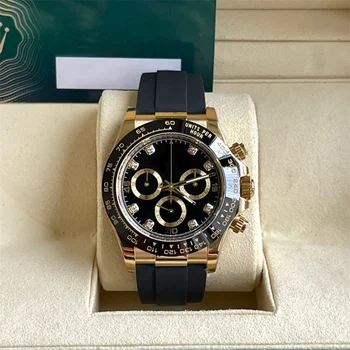 Луксозни мъжки ръчни часовници за партита на открито, водоустойчиви мъжки часовници е от неръждаема стомана, мъжки автоматичен часовник + кутия