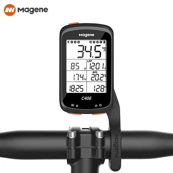Magene C406 Bicyble Компютър Аксесоари за велосипеди с GPS Скоростомера електромера за Колоездене Безжичен брояч на километри Bluetooth