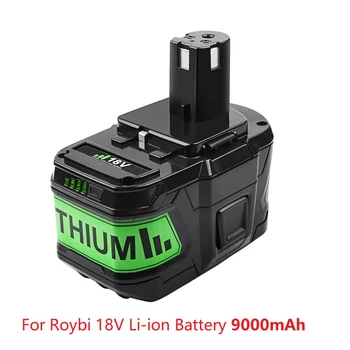 18 9000 mah Акумулаторна Литиева батерия, за електрически инструменти Roybi Battery BPL1820 P109 P106 P105 P104 BPL18151 Литиево-йонна Батерия