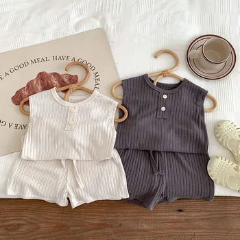 MILANCEL/ Детски дрехи, комплект дрехи за малките момичета, тениска за бебета и костюми за момчетата