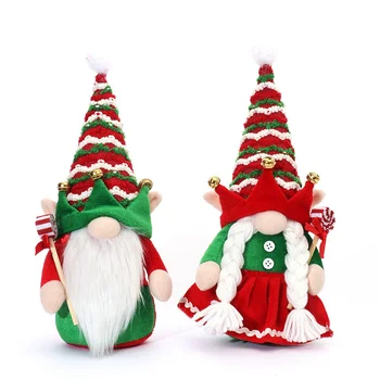 Коледни Джуджета Мечето Елф Безлични кукла Коледна украса Шведски Джудже Скандинавските украса за дома