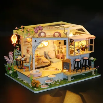 3D модели монтаж на ръчен труд за куклени къщи, къщи в задния двор, детски играчки, момичета, юноши и възрастни