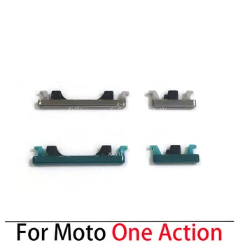 За Motorola Moto One Action/One Vision Бутон за Включване Изключване Страничният бутон увеличаване/намаляване на звука