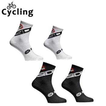 мъжки чорапи за колоездене calcetines ciclismo, Професионални улични мъжки женски дишащи спортни чорапи за колоездене на открито