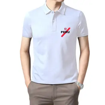 Мъжки облекла за голф, Нова мода мъжка висококачествена тениска-с къси ръкави за националния отбор на Перу, най-Добрата мъжка тениска-поло