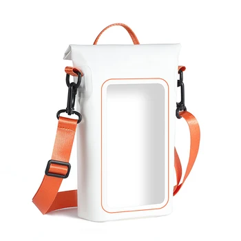 Водоустойчива чанта за мобилен телефон на рамото Обем 2 л, Водоустойчива чанта, изработена от PVC на открито, Рафтинг по реката, Къмпинг, Риболов, Плаж, Водоустойчива чанта за съхранение