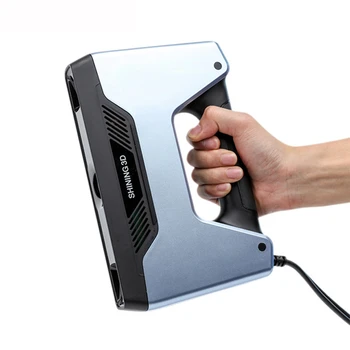 Търговска индустриална Einscan Pro 2x 3d лазерен скенер, блестящ ръчен скенер за металообработващи машини с ЦПУ