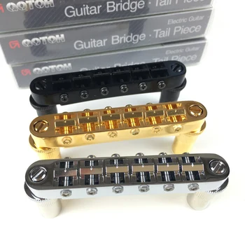 Оригинален Мост за електрически китари в стил Седловина Tune-O-Matic GOTOH GE103B-T за Epip Standard LP SG DOT, изработени по поръчка В ЯПОНИЯ
