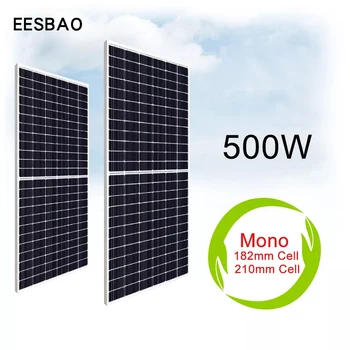 Мощност на слънчеви панели EESBAO 1000 W, слънчев модул, двойно стъкло, 450 W, 500 W, фотоэлектрическая панел производител в Китай
