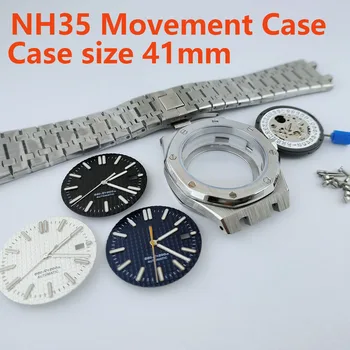 NH35 Case Мъжки Автоматично Механичен часовник със Сапфир стъкло Водоустойчив Часовници са Подходящи за Ремонт на часовници с механизъм NH35/NH36