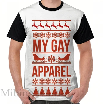 Мъжка тениска със забавна принтом, дамски потници, тениска на My Gay Apparel, графична тениска с кръгло деколте и къс ръкав, ежедневни тениски