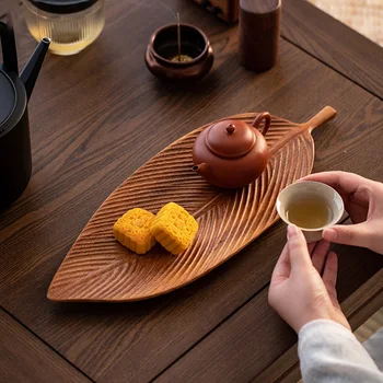 Тави, за закуски, дървена масичка за кафе от масивно дърво, тава за сух чай, тава за чаени чаши, дървени