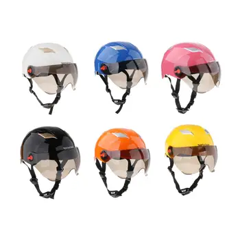 Електрически велосипеди шлем, дишаща мотоциклет каска за Колоездене, Мъжки женски с каска половина на лицето, МТБ пътен под наем, Защита на главата скутер