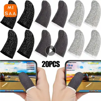 Ръкав за пръстите на мобилен гейминг контролер, удобен за игри в Pubg от влакна и памук, ръкав за пръстите, высокочувствительные креватчета за пръстите