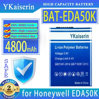YKaiserin Батерия 4800 mah/6000 mah за Honeywell ScanPal EDA50K BAT-EDA50K-1 BAT-EDA50K EDA50 EDA50hc Scanpal EDA40 Bateria