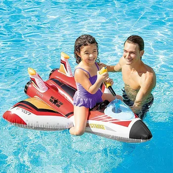 Детски Надуваем Воден Скутер Моторна Лодка Сърфиране Планина За Плуване Плаващ Сал Детско Пръстен За Плуване Аксесоари За Водни Спортове И Развлечения, Играчки За Басейна