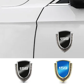 3D Метален стикер странично крило на колата, щит, емблема, значка, лого, Водоустойчив защитен стикер за автомобилни аксесоари, Alfa Romeo 159