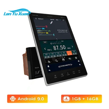 2 Din Универсален 9,5-инчов сензорен екран Tesla Android Carplay, авто радио, GPS навигация плеър, мултимедийни автостереозы