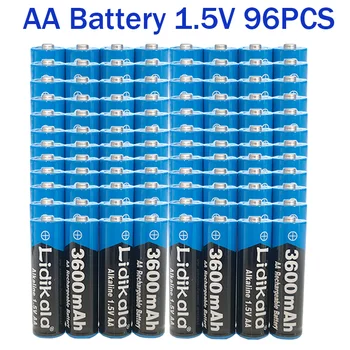 Батерия тип АА Безплатна доставка 2023New Bestselling1.5V3600mAh Акумулаторна батерия за led играчки, камера, Микрофон, на Батерии 1-96 бр.