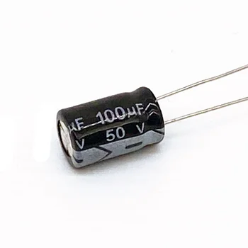 1000 БР. Високо качество на 50V100UF 8*12 мм 100 uf 50 8*12 Електролитни кондензатори