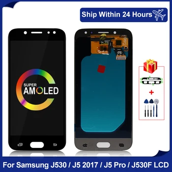 На оригиналния SAMSUNG Galaxy J5 2017 LCD дисплей J530 Дисплей J530F Сензорен Екран За SAMSUNG J5 Pro 2017 Резервни Части, Дисплей