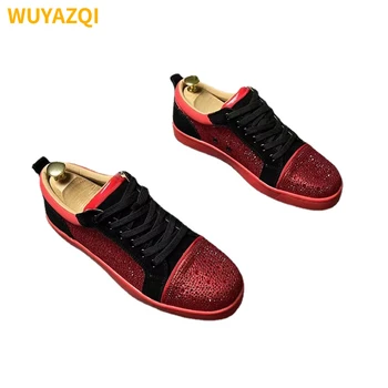 WUYAZQI/ Нова мъжки обувки; - модерни спортни обувки; дишаща мъжки ежедневни обувки;