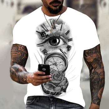 - Популярните продукти за Мъже и жени, тениска Унисекс Y2kclots със стрелка на компас, Модни стоки с 3D принтом, Специална цена