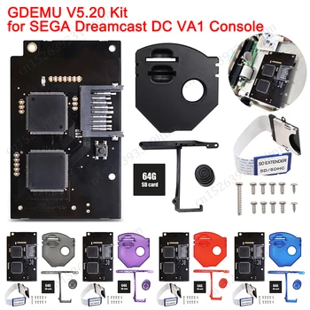GDEMU V5.20 Игрални Оптично устройство Имитативната такса 64G Детска SD карта с Удължител Комплект за Закрепване на Конзолата на SEGA Dreamcast VA1 Аксесоари