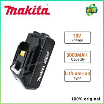 Оригинална Литиево-йонна Батерия 18V Makita 3.0 Ah За Makita BL1830 BL1815 BL1860 194205-3, Сменяеми батерии За електрически Инструменти