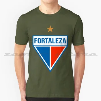 Тениска Fortaleza от 100% памук, Висококачествена и Удобна тениска Brazilianfootball Braziliansoccer Fortalezafootballclub Fortalezasoccer