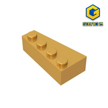 Градивен елемент на Gobricks GDS-593 Съвместими с lego 41767 RIGHT BRICK 2X4 W/ANGLE Образователни строителни блокчета Технически
