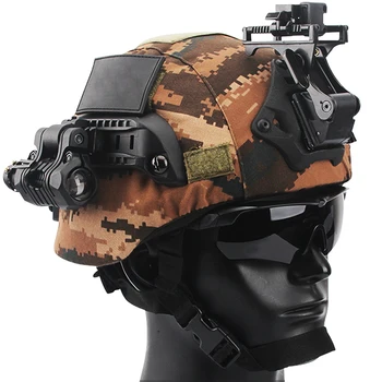 Тактически шлем MICH 2000, с очила за еърсофт оръжия, фенерче и монтиране NVG, за лов на пейнтбол на открито, CS стрелба