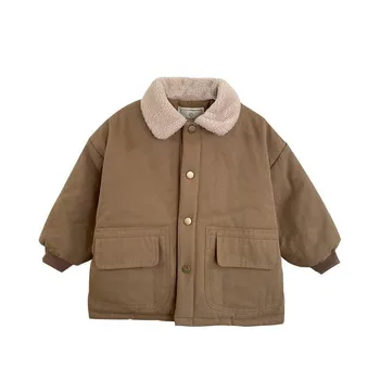 Новост 2023 г., есенни и зимни якета за малки момичета и момчета, Якета, Модни Детски блузи, Дрехи, палто