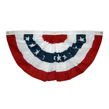 Плиссированный Метод американския Флаг, Знамето С овесени ядки, Крытое Външно Предната Веранда За Украса на Деня на Независимостта на 4 юли