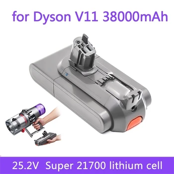 Новост за батерията Дайсън V11 Absolute V11 на Животните, литиево-йонна акумулаторна прахосмукачка, Акумулаторна батерия Super lithium cell 38000mAh