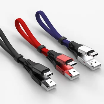 30 см-Къс кабел Type C Micro USB, кабел за бързо зареждане на данни за мобилен телефон Huawei, Xiaomi, батерии Power Bank, Лаптоп USB-кабел