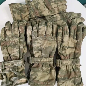 Военни камуфляжные тактически ръкавици зимни ветроупорен топли непромокаеми за колоездене, туризъм, спорт, ски, руно