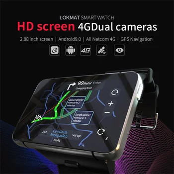 2023 Нови умен часовник 2,88 Инча 4 GB 64 GB LCD smart-часовници 2300 mah Smartwatch сърдечната Честота За Android 7,1 4g PhoneSmart Часовници